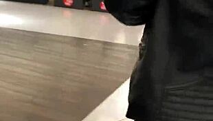 Slut wife's public shame in mall changing room spectacle