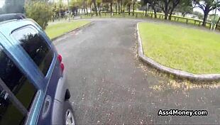 Perky Blonde Gets Paid for Blowjob!