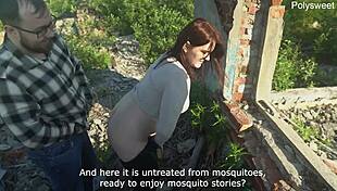 Intense Emotions Build As He Pumps A Lot Of Cum Into Her Pussy During Hard Public Fucking