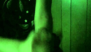 Girlfriend gives handjob leading to cumshot in intimate moment.