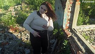 Intense Emotions Build As He Pumps A Lot Of Cum Into Her Pussy During Hard Public Fucking