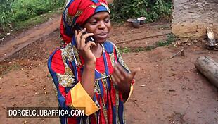 Brunette ebony bends over for doggystyle, missionary, and fisting with a hairy stranger in hardcore pickup