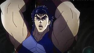Jonathan Joestar battles Dio Brando in an epic anime music video