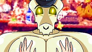 Boyfriend Adores Tabi's Oral Skills In Hentai!