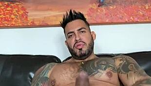 Big Muscle Man Viktor Rom Dominates!