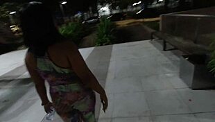 Outdoor Gym Fuck With Monster Cock