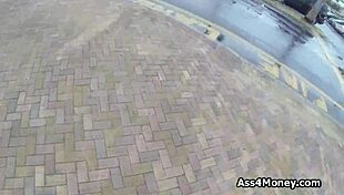 Perky Blonde Gets Paid for Blowjob!