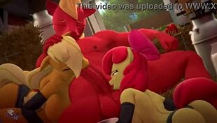 Applejack's Wild Blowjob Compilation!