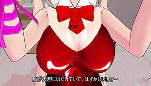 Bunny Girl Cosplay From Behind More Erotic