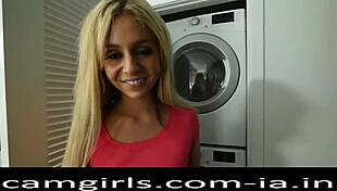 pov teen with big tits gets horny and fucked