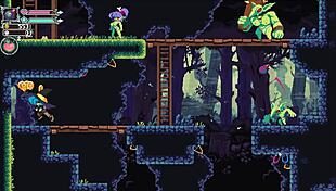 Flip Witch Pixel Hentai Game Ep 6 Femdom Creampie in the Forest