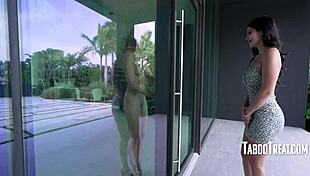 I freeuse my step aunts in a taboo threesome with big tits fucking