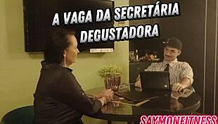 hot mature secretary interviewed