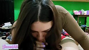 She got hot sucking my dick and started riding me