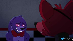 Foxy and bonnie sex with big cock monster cock