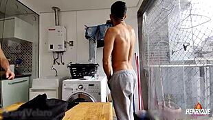 Magrelo dotado bangs the Spanish twink hard. Bareback action unfolds raw!