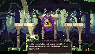 Flip Witch Pixel Hentai Game Ep 6 Femdom Creampie in the Forest