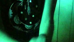 Girlfriend gives handjob leading to cumshot in intimate moment.