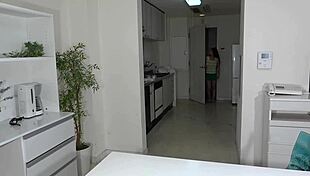 The masochistic cuckold husband wants his wifes lover sperm