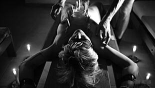 Sally submits to face fucking and bondage