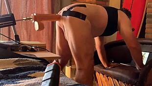 Intriguing Toys And Ass Fucking With Machine