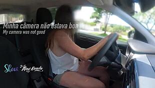 Slutty wife Thay Ksada teases strangers on public streets