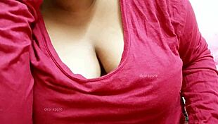 sexy teen girlfriend shows off her boobs to friend