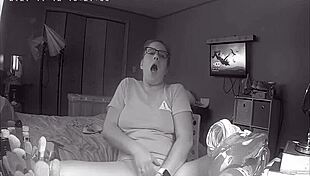 slutty teen 18+ ditches homework to finger herself watching porn on hidden cam