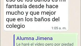 colegiala begs teacher for better grade with big tits