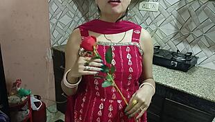 xxx indian saara bhabhi celebrates valentines with devar ji in kitchen sex 😍