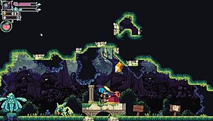 Flip Witch Pixel Hentai Game Ep 6 Femdom Creampie in the Forest