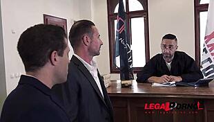 I, helena valentine, negotiate dp with horny babe aisha in lingerie costumes at court