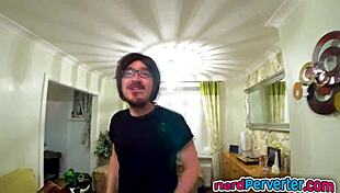 voluptuous uk bitch sucking nerds dong in hardcore casting interview