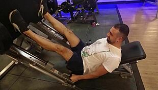 Outdoor Gym Fuck With Monster Cock