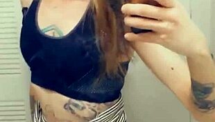 Miniskirt Tranny Loves Showing Her Cock With Pretty Panties And Clit