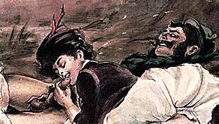 Hey, dive into these vintage anime drawings with retro comic styles and asian influences!