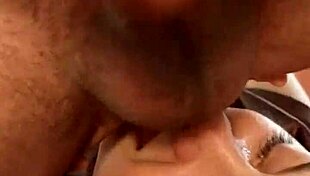 French slut in satin dress, want me to rim and fuck you doggystyle?