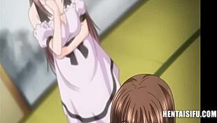 Pregnant threesome magic squirts milk to save the heir.