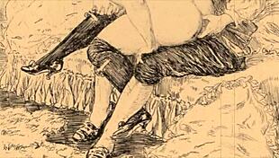 Vintage erotic drawings evoke deep emotions.