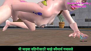 listen to this marathi audio story of a cute teen rubbing her pussy in doggy style 😍