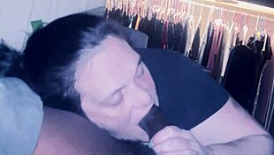 chubby amateur gets interracial fetish session