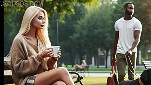 Cheating white wife meets black man at park for bbc audio story