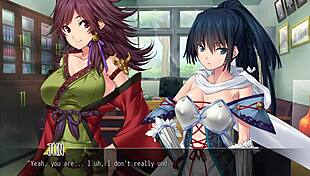 In Commander Babes Ep1, Jun loses her virginity in this hentai anime game.