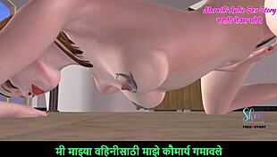 listen to this marathi audio story of a cute teen rubbing her pussy in doggy style 😍