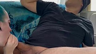 Young Hooker Sucks Huge Cock In Trailer Park