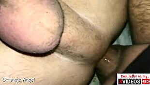 Intimate POV Creampie in Doggy Style, Gay Ass Overflowing with Sperm