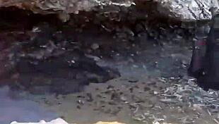 Anna polina has interracial public sex on beach with shaved pussy