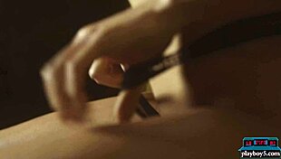 Blonde Centerfold Amelia Feels Thrilled Playing Basketball Before Stripping Fully Naked