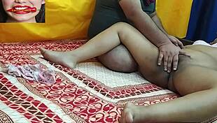 The indian wife gets hot as her husband fingers her desi pussy in pov.