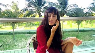 Beautiful Brunette Girl Reveals Makeup Secrets for Flawless Face